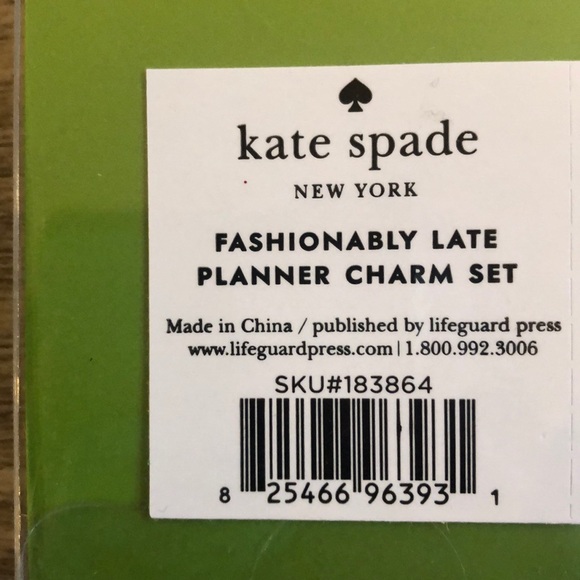 NIB Kate Spade Fashionably Late Charm Set - Picture 4 of 4